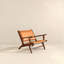 Fauteuil en cuir Daniel