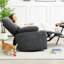 Fauteuil inclinable 37,1 W avec massage et chaleur, canapé inclinable simple surdimensionné en chenille avec porte-gobelets et rangement latéral pour la chambre à coucher du salon-130811405