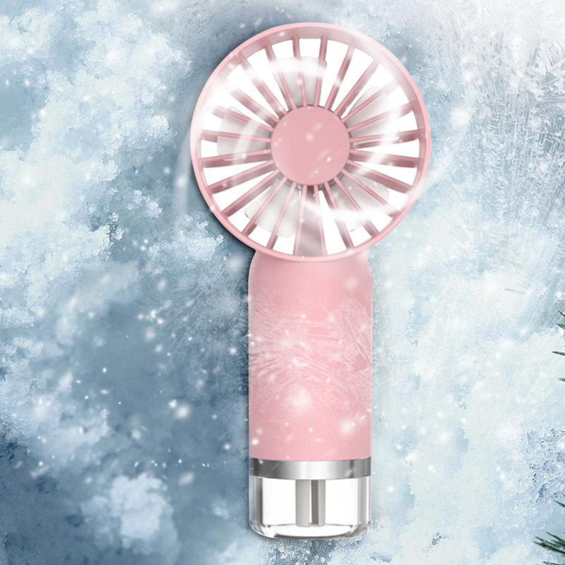 Assainisseur d'air de bureau et ventilateur USB, Pink
