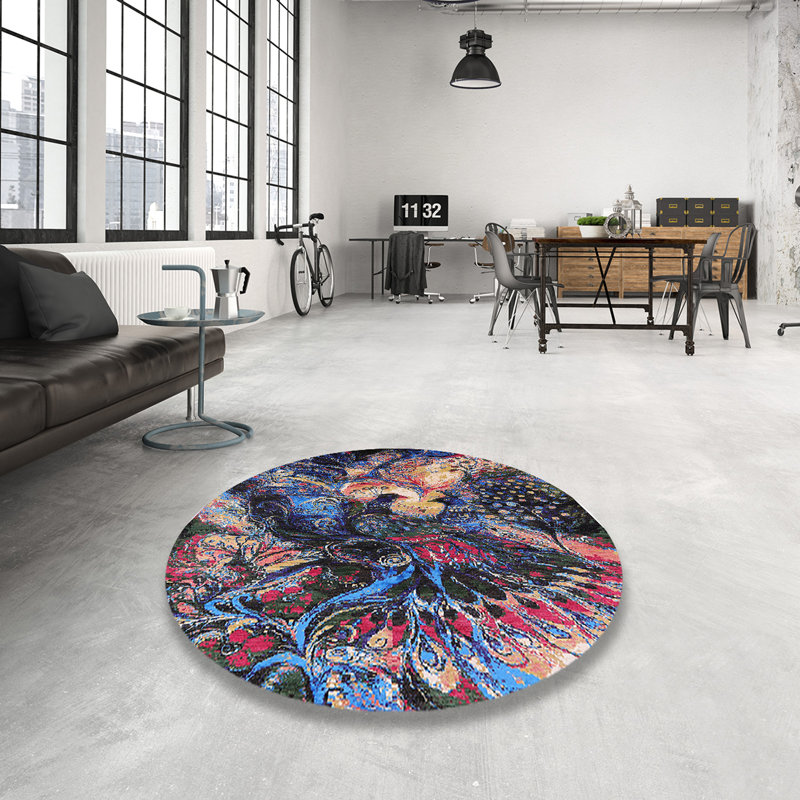 Oriental Indoor Rug, Round 6'