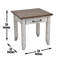 Table de bout avec rangement Elgin-551972873