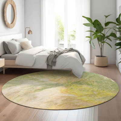 Premium Machine Washable Cerrito Green Rug