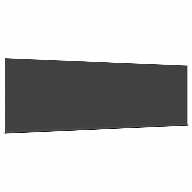Brayden Studio Fabric Cover Retractable Door / Window Awning, Anthracite/White, 400 cm W x 200 cm D