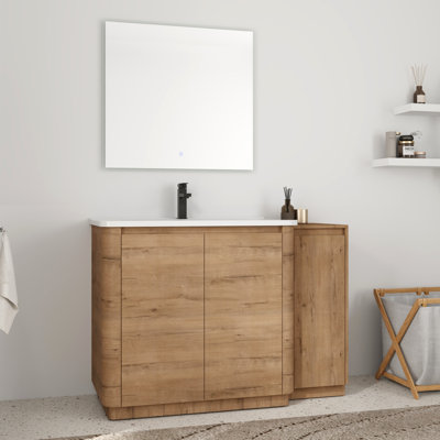 48'' Single Bathroom Vanity with Ceramic Top