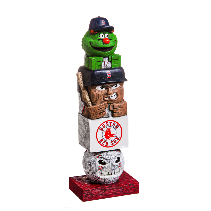 Statue de jardin MLB, Red Sox de Boston, H 16 po x l 5,5 po x P 4 po