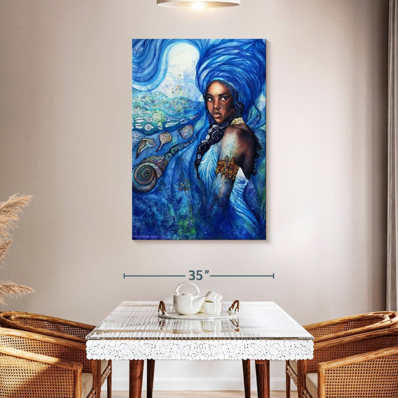 Déesse Yemoja, H 48 po x l 32 po