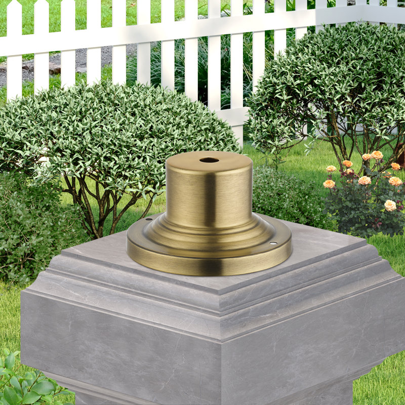 Arelene Piermount Base, Antique Brass