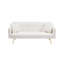 Canapé-lit 71,7 pouces en molleton beige-159748627
