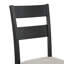  Mendoza 5PC Counter Set with Table and 4 Chairs in Black