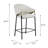 Farlow Fabric Upholstered Counter Height Chair Beige-424371765
