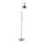 Lampe sur pied industrielle Emery en nickel