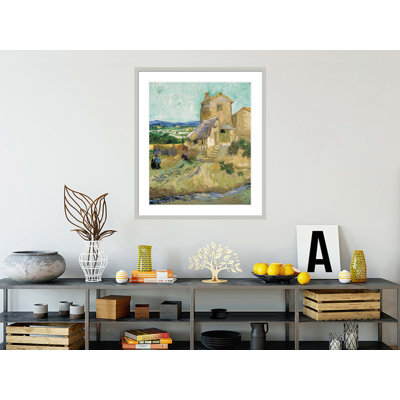 «La Maison de la Crau» par Vincent van Gogh, impression giclée encadrée
