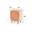 Table de chevet simple simple en bois massif moderne