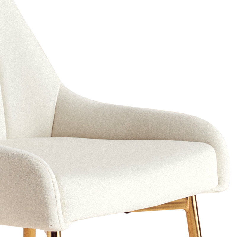 Chaise de salle à manger Maulsby, Blanc cassé / blanc, 4