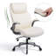 Chaise de bureau moderne pivotante rembourrée-297962272