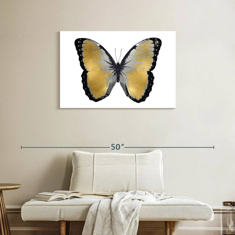 Papillon en métal I, H 24 po x l 36 po