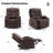 Catherne 34.3" Wide Upholstered Manual Recliner-106885250