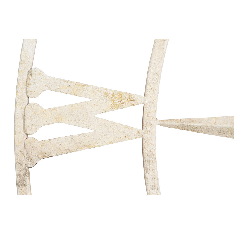 Ornament Wall Decor on Metal, Cream, 104.14cm H x 104.14cm W x 5.08cm D