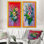 «Daisies Flowers Garden», ensemble de 2 impressions sur toile