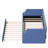 Upholstered Daybed with Trundle, Wood Slat Support,Upholstered Frame Sofa Bed , Twin,Blue
