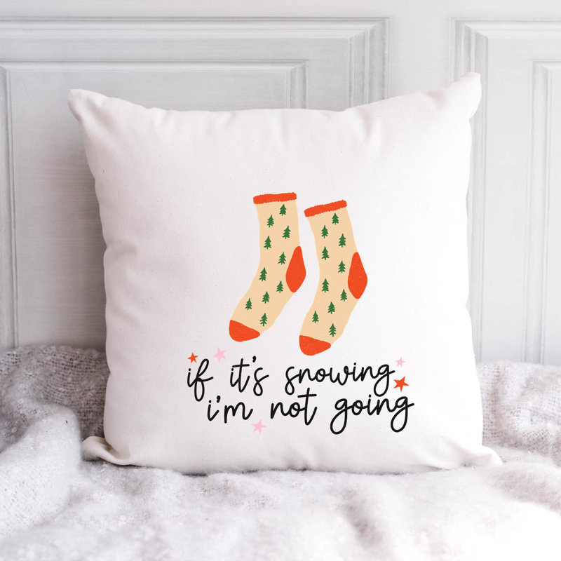 Coussin en polyester ChristmasPNG_2, 20 po x 20 po