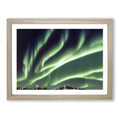 The Wondrous Northern Lights - Single Picture Frame Print