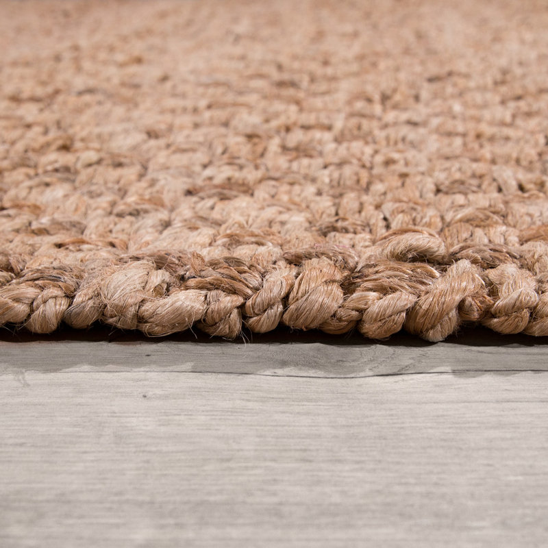 Penermon Gingham Jute / Sisal Area Rug, Rectangle 300 x 400cm