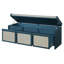 Banc de rangement rétro avec coussin capitonné-685790651-685790650