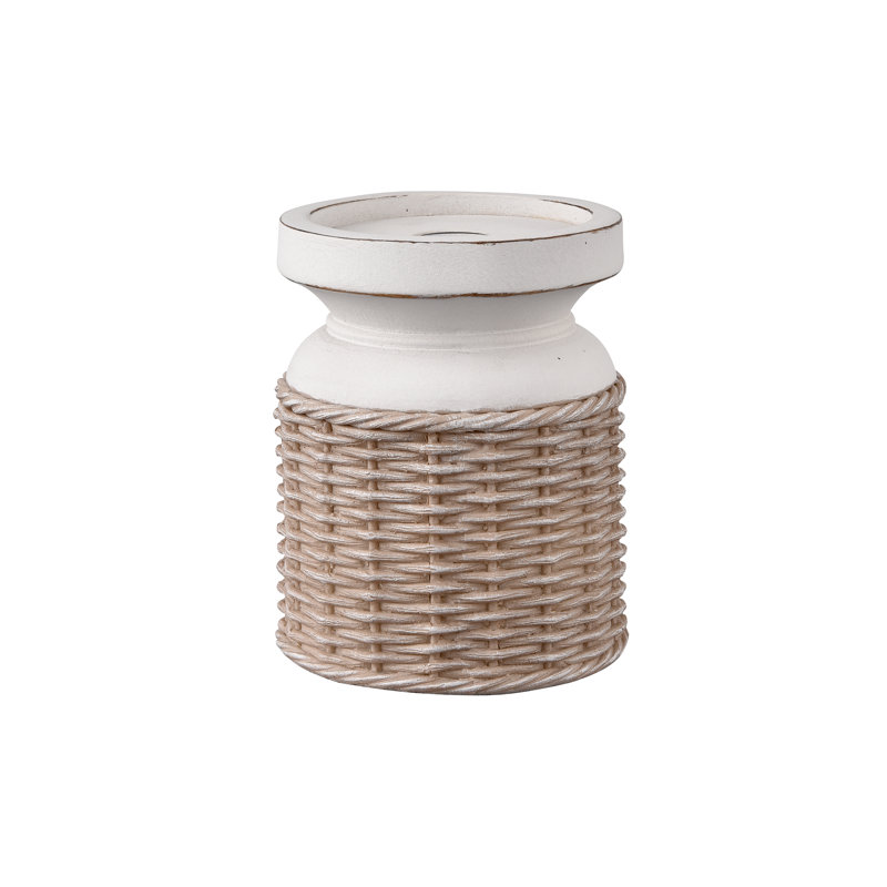 Ensemble de 2 bougeoirs Norris - beige