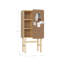 Slide cabinet with pinboard. Scandinavian design, made in Europe, FSC certified wood.