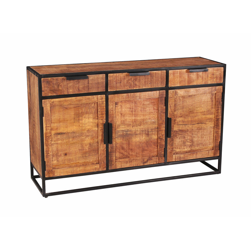 Hendershot 140cm Solid Wood Sideboard