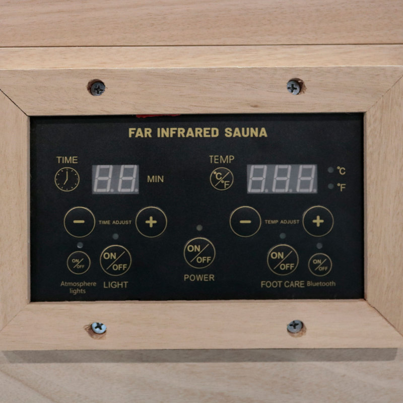 Marne Hemlock Single Far Infrared Sauna Room with Bluetooth Audio