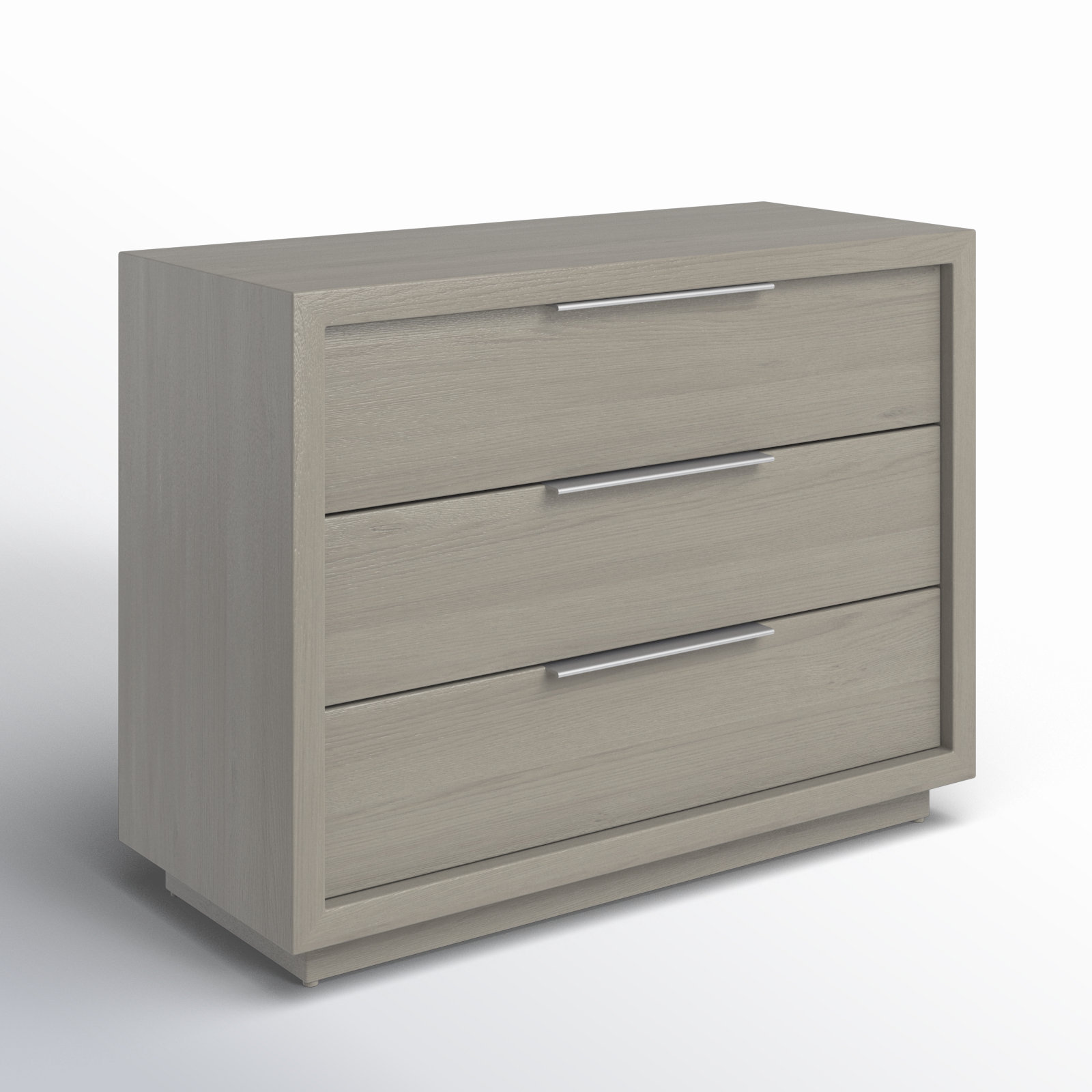 Eloise 3-Drawer Acacia Nightstand, Mineral