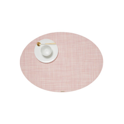 Vinyl No Pattern And Not Solid Colour Oval Placemat