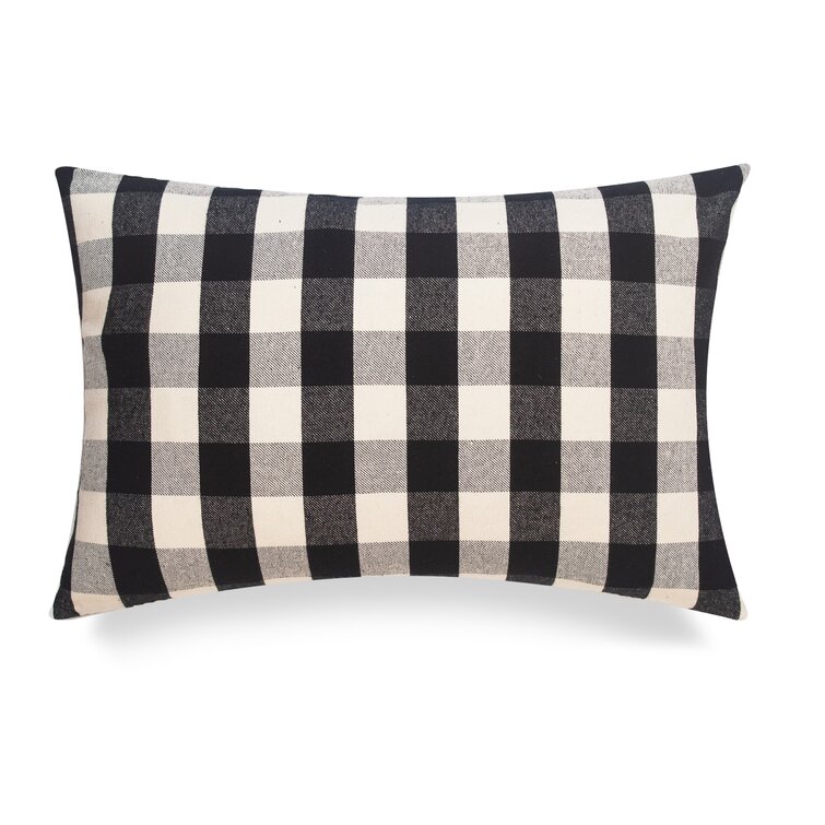 Peterborough Home Checkered Cotton Throw Pillow | Wayfair