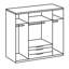 Vince 4 Door Manufactured Wood Wardrobe-71171437