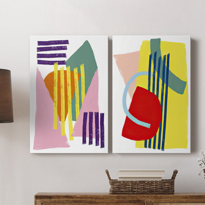 Color Plan I-Premium Gallery Wrapped Canvas -Ready to Hang