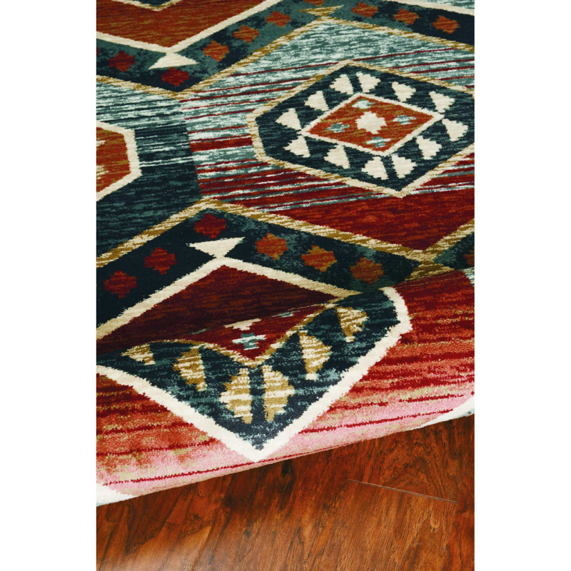 Abstract Indoor Rug, Rectangle 8' x 10'