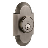 Nostalgic Warehouse Cottage Plate Double Cylinder Deadbolt