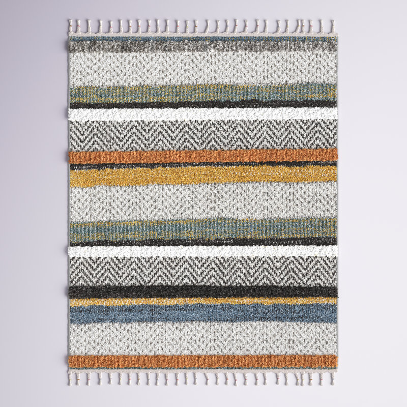 Northborough Striped Indoor Rug, Rectangle 2' x 2'11"