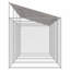 Cage à chien avec toit vidaXL argenté 314,96 po x 78,74 po x 100,79 po-132937221-132937223