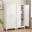 Grande armoire de rangement en métal 70,87 po avec 4 tablettes réglables-1478894759