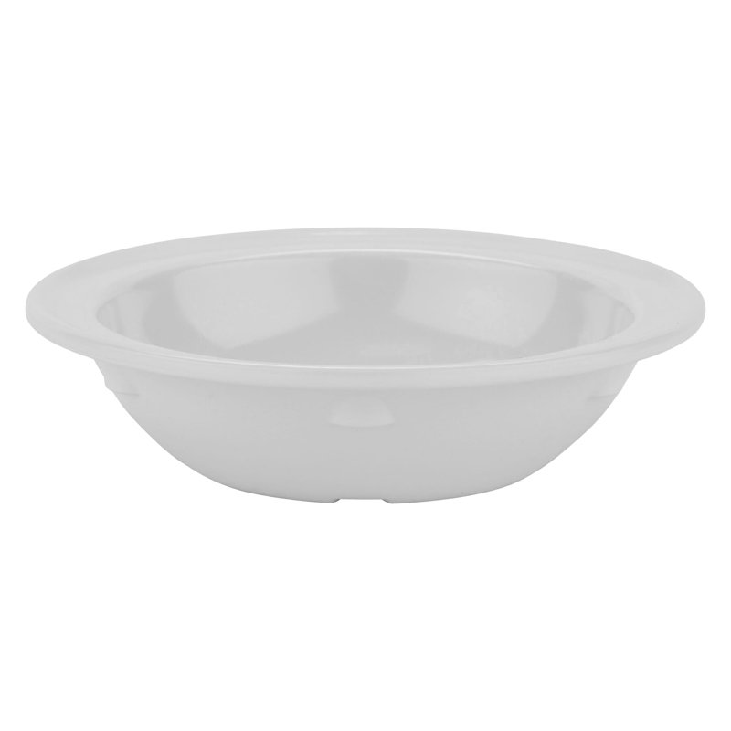 Bols à dessert GET en mélamine, 5 onces, (ensemble de 12), Blanc