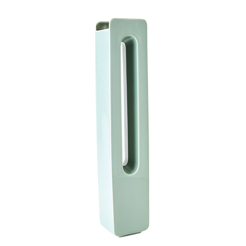 Vase de table en céramique fabriqué à la main, H 26,5 po x l 5 po x P 4 po