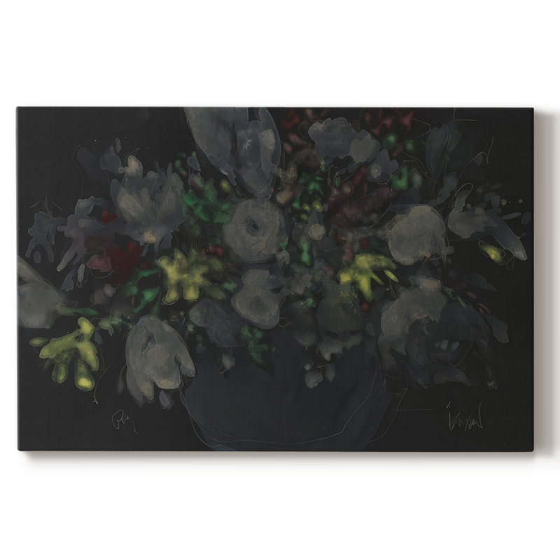 Le bouquet délavé II - Cavas enveloppés de galerie, 32 x 48