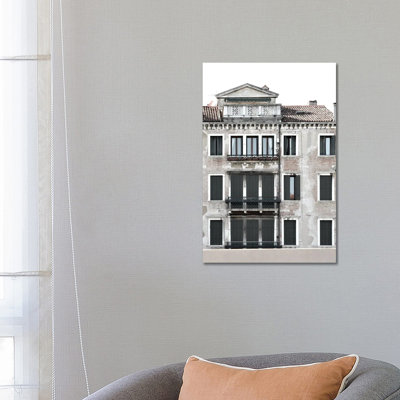 Venetian Facade Photos II 1 Piece Wrapped Canvas Wall Art