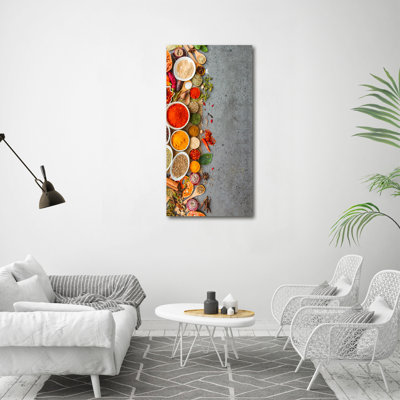 Colourful Spices - Wrapped Canvas Print