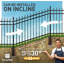 5FT H X 6FT W Heavy Duty Pinnacle Fence Barrier Panel, Anti-Rust Metal Fencing Panel-110189067