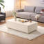 Table basse moderne simple de style crème-107197902