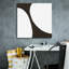«Curvilinear V» par Chris Paschke, art mural sur toile-1093069283